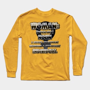 Woman Definition Long Sleeve T-Shirt